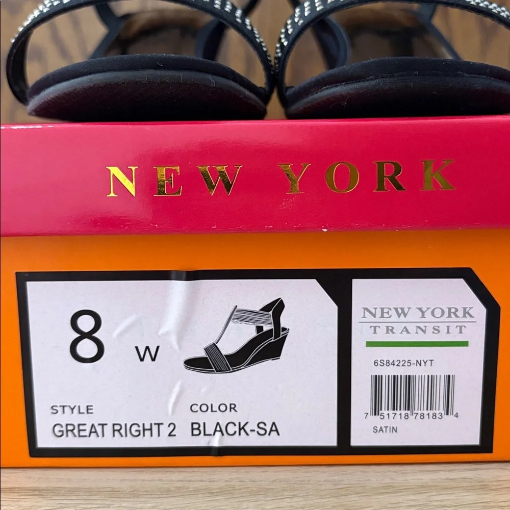 New York Transit Studded Wedge Sandals